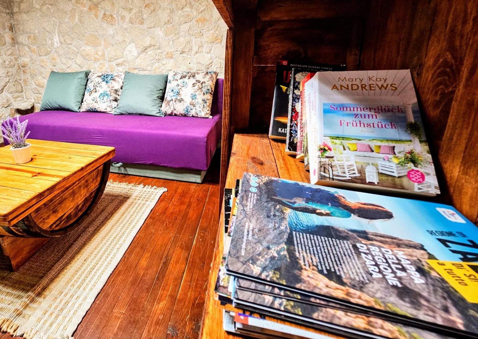 Dalmatia Rustica Comfortable One Bedroom+Fireplace Zadar Oda fotoğraf